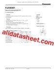J3303 Datasheet(PDF) - Panasonic Semiconductor