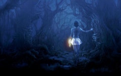 Tattooed Girl in Dark Forest Full HD Wallpaper and Background Image | 1920x1200 | ID:853016