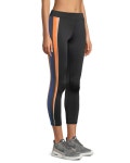 PE Nation Sport Parade Striped Cropped Leggings