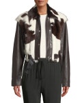 3.1 Phillip Lim Short Calf Hair Leather Jacket and Matching Items