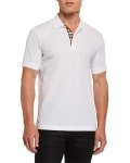 Burberry Mens Eddie Pique Polo Shirt, White - Bergdorf Goodman Burberry Mens Eddie Pique Polo Shirt, White
