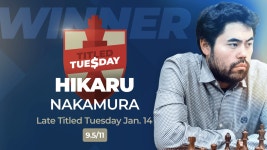Titled Tuesday - January 14, 2025 - Chess.com Titled Tuesday - January 14, 2025