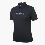 [DESCENTE GOLF] 여성 5부 반팔 카라 스웨터