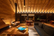 Photo 6 of 14 in A Dramatic Hallway Forms the Spine of This Shou Sugi Ban Retreat in Mexico from L7 Home - Dwell Photo 6 of 14 in... 