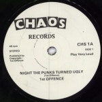1St Offence Night The Punks Turned Ugly UK 7 vinyl single (7 inch record / 45) (780057)