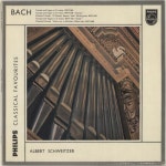 Albert Schweitzer Bach UK vinyl LP album (LP record) (700157)