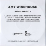 Amy Winehouse Remix Promo 2 UK Promo CD-R acetate (570014)