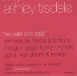 Ashley Tisdale He Said She Said US Promo CD single (CD5 / 5) (434009)