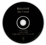 Babybird The F-Word UK Promo CD single (CD5 / 5) (153340)