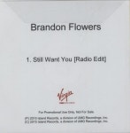 Brandon Flowers Still Want You UK Promo CD-R acetate (899003)