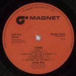 Chris Rea Tennis - Red Label UK vinyl LP album (LP record) (863014)