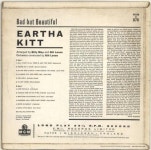 Eartha Kitt Bad But Beautiful - EX UK vinyl LP album (LP record) (700414)