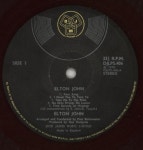 Elton John Elton John - 1st - Translucent UK vinyl LP album (LP record) (890012)