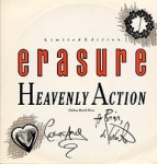 Erasure Heavenly Action - autographed UK 12 vinyl single (12 inch record / Maxi-single) (230058)