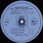 Fleetwood Mac Peter Greens Fleetwood Mac UK vinyl LP album (LP record) (780117)