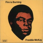 Freddie McKay Fire Is Burning UK vinyl LP album (LP record) (700222)