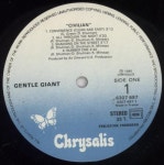 Gentle Giant Civilian French vinyl LP album (LP record) (848009)