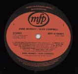 Glen Campbell Anne Murray / Glen Campbell UK vinyl LP album (LP record) (849028)