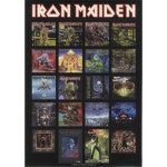 Iron Maiden Sheet Of Stickers UK Promo memorabilia (459501) SHEET OF STICKERS
