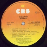 Journey Evolution UK vinyl LP album (LP record) (823009)