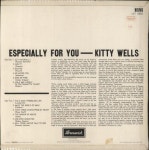 Kitty Wells Especially For You UK vinyl LP album (LP record) (848019)