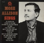 Mose Allison Mose Allison Sings UK vinyl LP album (LP record) (880014)