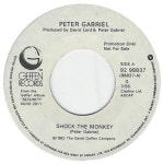 Peter Gabriel Shock The Monkey Canadian Promo 7 vinyl single (7 inch record / 45) (250027)