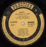 Prestige All Stars Earthy Japanese vinyl LP album (LP record) (847013)