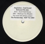 Sugababes Soul Sound UK Promo 12 vinyl single (12 inch record / Maxi-single) (197538)