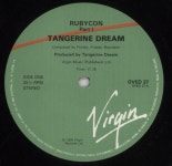 Tangerine Dream Rubycon UK vinyl LP album (LP record) (550040)
