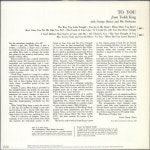 Teddi King To You From Teddi King Japanese vinyl LP album (LP record) (700236)