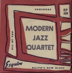 The Modern Jazz Quartet Concorde EP UK 7 vinyl single (7 inch record / 45) (600056)