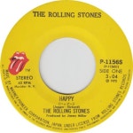 The Rolling Stones Happy Japanese 7 vinyl single (7 inch record / 45) (457991)