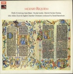 Wolfgang Amadeus Mozart Requiem UK vinyl LP album (LP record) (780130)
