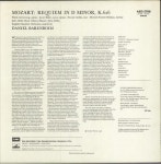 Wolfgang Amadeus Mozart Requiem UK vinyl LP album (LP record) (780130)