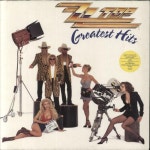 ZZ Top Greatest Hits - Song Hype Stickered UK vinyl LP album (LP record) (550044)