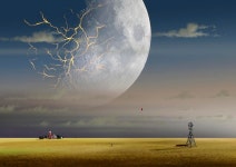 Moonfall Digital Art by Kaname Moonfall by Kaname 