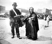 Organ Grinder, 1897 Photograph by Granger Organ Grinder, 1897 by Granger