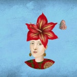 Flower Girl #4649 Digital Art by Varvara Alay - Fine Art America Flower Girl #4649 by Varvara Alay