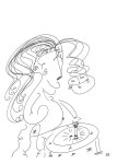 5-19 Drawing by Thirtythree The Artist - Fine Art America 5-19 by Thirtythree The Artist