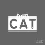 Cat Drawing by Nadine Laksita Cat  by Nadine Laksita