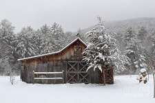 Winter Leverett Barn Photograph by Maili Page | Fine Art America Winter Leverett Barn by Maili Page