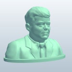 John F Kennedy v1 무료 3D 모델 - .obj .stl - Free3D