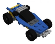 Lego 4949 Blue Buggy 무료 3D 모델 - .3ds .dae .max .c4d .fbx - Free3D