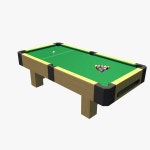 당구대 v1 무료 3D 모델 - .obj .stl - Free3D