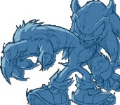 Werehog Sonic over Joker/Sonic + Werehog Battle Theme Request for Persona 5 Royal (PC) | P5R (PC) Requests