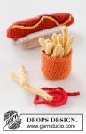 Frank n Fries / DROPS Children 24-48 - Free crochet patterns by DROPS Design