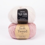 DROPS Kid-Silk + DROPS Soft Tweed / Yarn combinations ~ DROPS Design