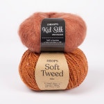 DROPS Kid-Silk + DROPS Soft Tweed / Yarn combinations ~ DROPS Design