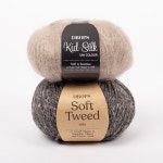 DROPS Kid-Silk + DROPS Soft Tweed / Yarn combinations ~ DROPS Design